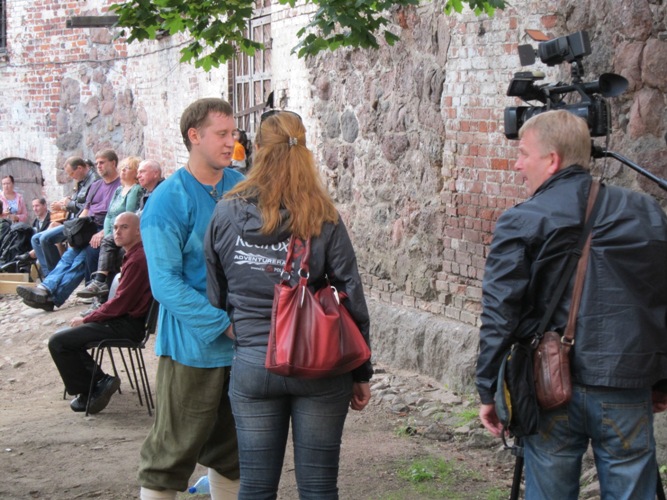 Интервью Алексея пересвета телевидению города Выборга, программе "Наш город"